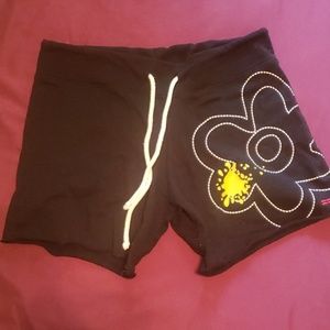 Peace Love World Sunshine Love 2 Love shorts XS